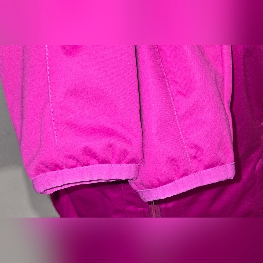 Zero Restriction Tour Series Golf Jacket Women M Pink Full Zip Soft Shell Vented - Picture 5 of 6